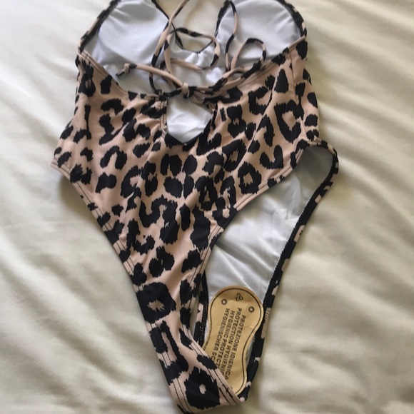 NEW!! Cheetah Print One Piece Bathing suit - Picture 6 of 6